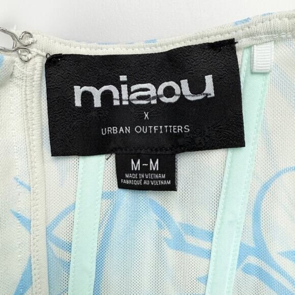 MIAOU X UO Exclusive Peri Tattoo Mesh Corset Size Medium - Picture 6 of 7
